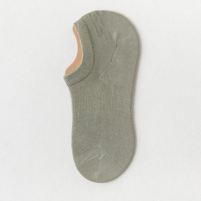 Silicone Anti Slip Ankle Socks(8 Pairs) - Green - EU39-44(US6-10) - image 11