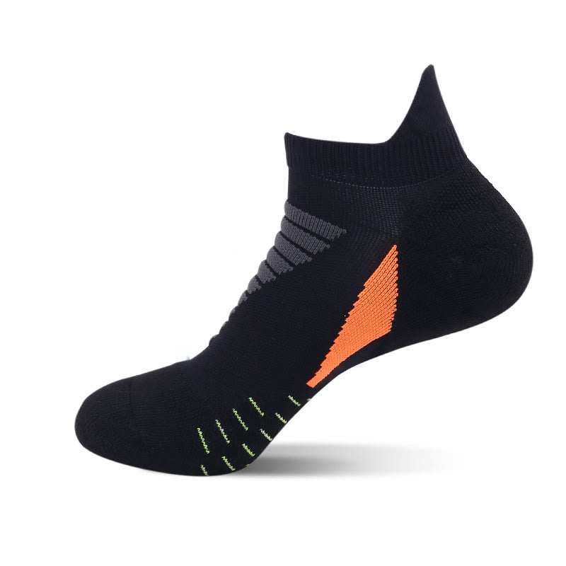 Plus Size Seamless Toe Ankle Compression Socks(5 Pairs) - Black - EU36-40(US3-7) - image 7