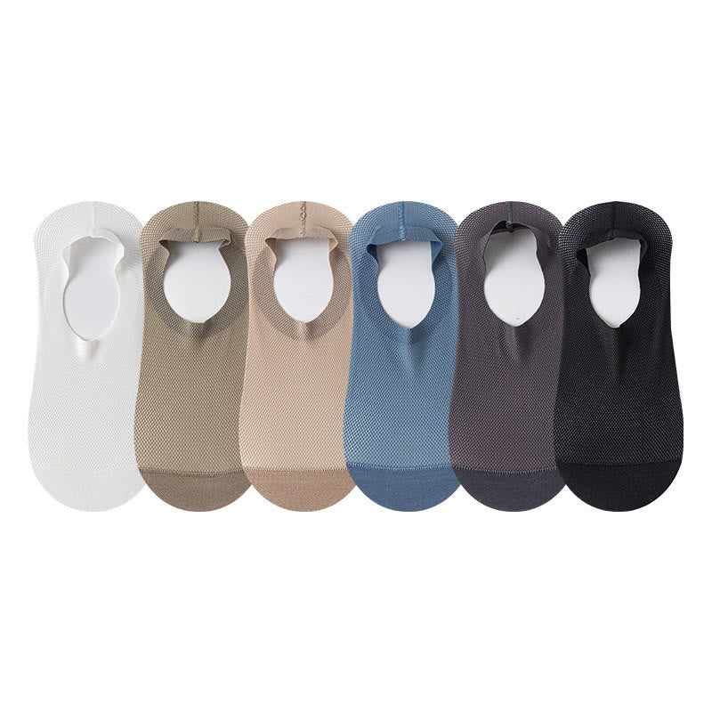 Cool Mesh No Show Socks(6 Pairs) - Multicolor - EU38-43(US5-9) - image 11