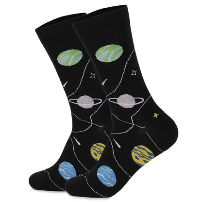 Astronaut Constellation Quarter Socks(4 Pairs) - image 8