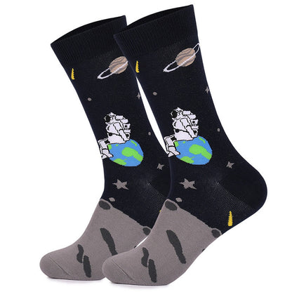 Astronaut Constellation Quarter Socks(4 Pairs) - image 7