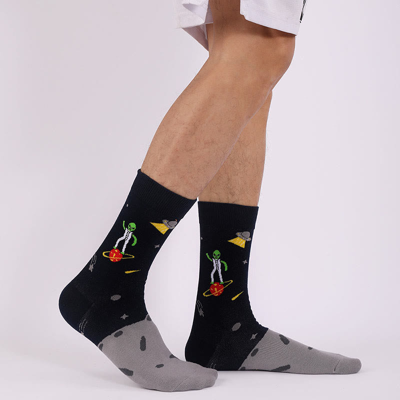 Astronaut Constellation Quarter Socks(4 Pairs) - image 2