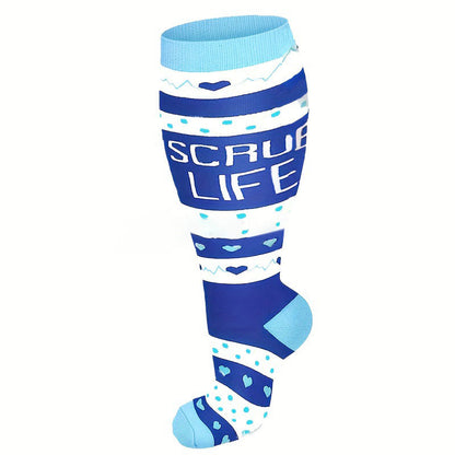 Plus Size Medical Devices Pattern Compression Socks