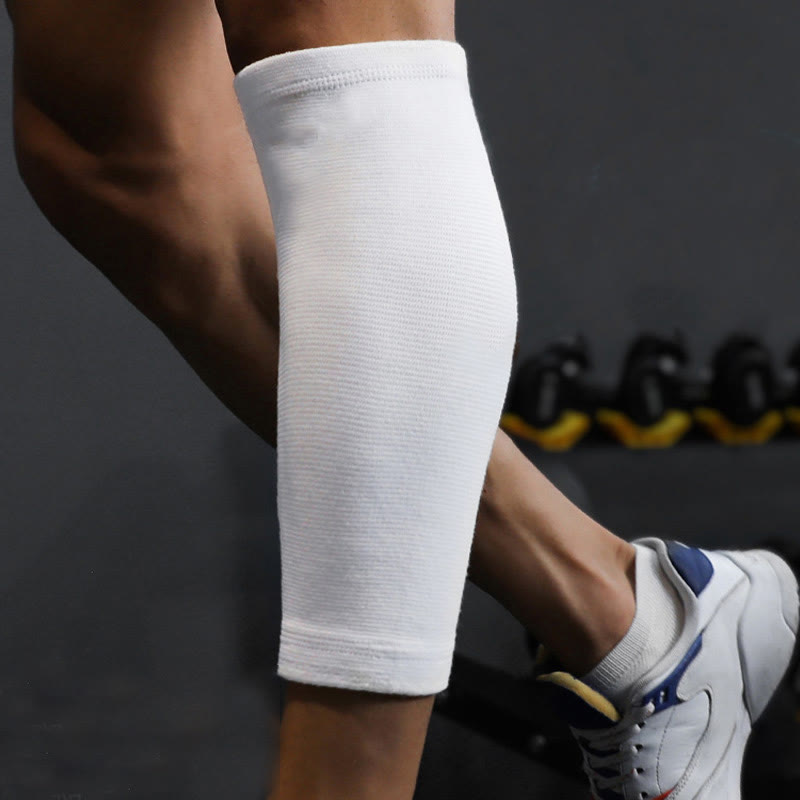 Plus Size White Calf Compression Sleeves - image 3