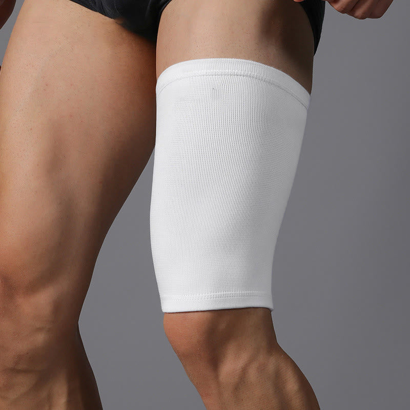 White Thigh Compression Sleeves - image 1