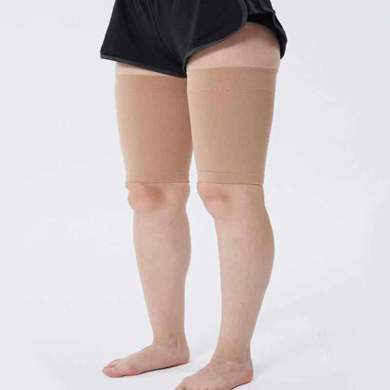 Bundle Plus Size Thigh Sleeves + Knee High Compression Socks - image 6