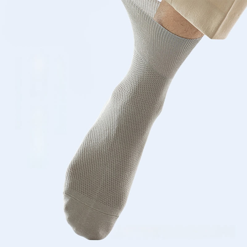 Elegant Solid Color Quarter Socks(8 Pairs) - image 2