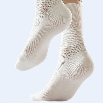 Elegant Solid Color Quarter Socks(8 Pairs) - image 3