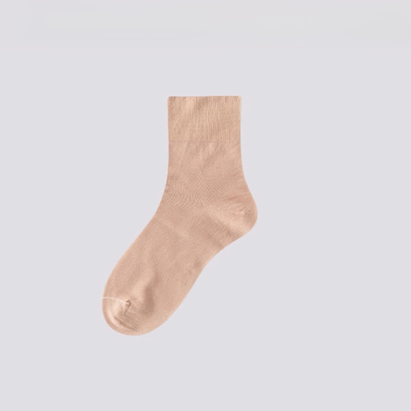 Loose Quarter Socks(8 Pairs) - Nude - EU38-50(US5-15) - image 9