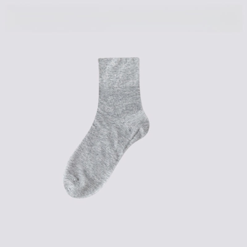 Loose Quarter Socks(8 Pairs) - Light Gray - EU38-50(US5-15) - image 10