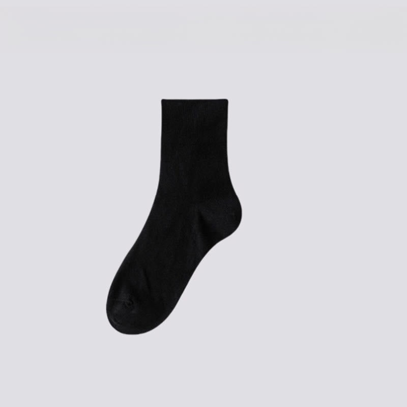 Loose Quarter Socks(8 Pairs) - Black - EU38-50(US5-15) - image 7