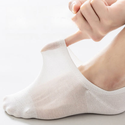 Plus Size Mesh Soft Cotton No Show Socks(5 Pairs)