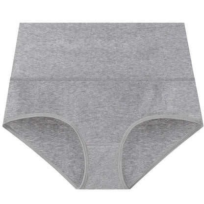 Solid Color Basic High Waist Brief(3 Packs) - Light Gray - 5XL - image 10