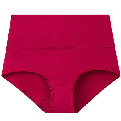 Solid Color Basic High Waist Brief(3 Packs)