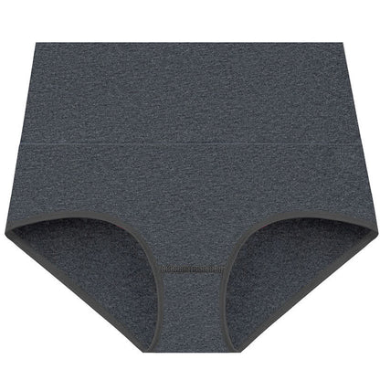 Solid Color Basic High Waist Brief(3 Packs)