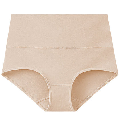 Solid Color Basic High Waist Brief(3 Packs) - Nude - 5XL - image 9