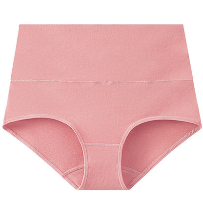 Solid Color Basic High Waist Brief(3 Packs) - Dark Pink - 5XL - image 5