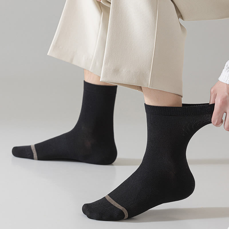 Business Style Quarter Socks(5 Pairs) - image 2