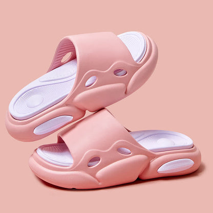 Color Block Arch Support Non-Slip Home Slides - Pink&Purple - EU40-41(US7-7.5) - image 5