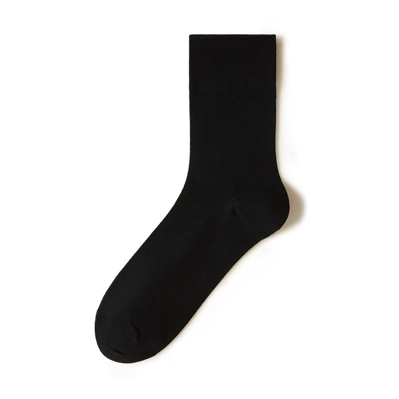 Transparent Quarter Socks(5 Pairs) - Black - EU39-44(US6-10) - image 8