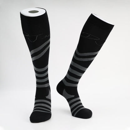 Letter Stripes Compression Socks(5 Pairs)
