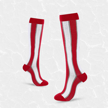 Wide Stripes Compression Socks(4 Pairs) - image 2