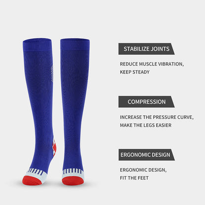 Honeycomb Color Matching Compression Socks(4 Pairs)