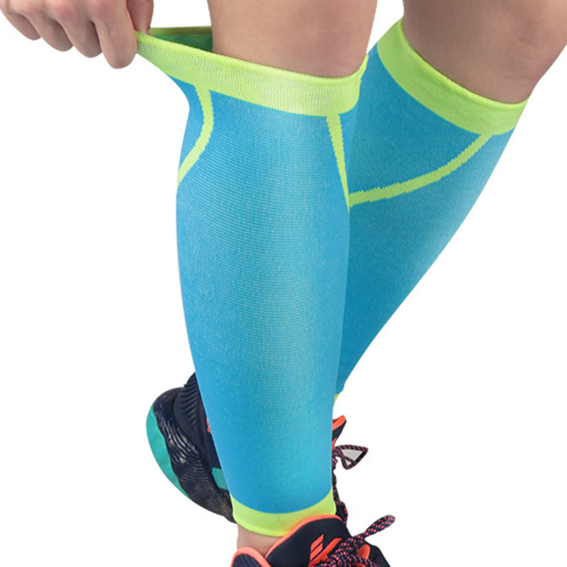 Arrowhead Calf Compression Sleeves - Blue - XL - image 1