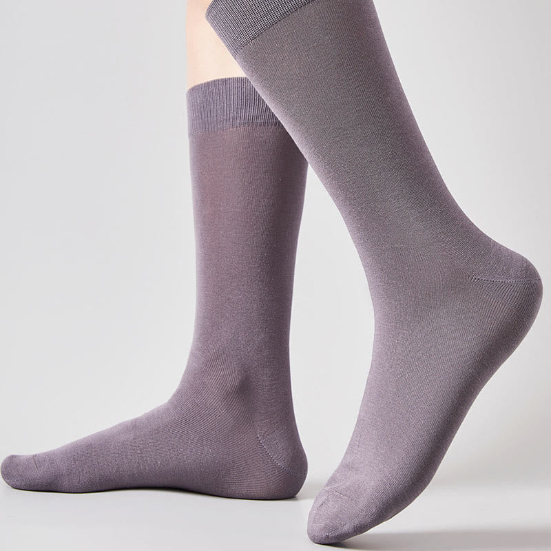Plus Size Stylish Cotton Quarter Socks(5 Pairs)