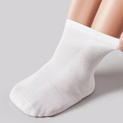 Plus Size Stylish Cotton Quarter Socks(5 Pairs)