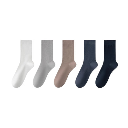 Plus Size Stylish Cotton Quarter Socks(5 Pairs)