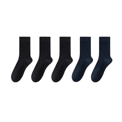 Plus Size Stylish Cotton Quarter Socks(5 Pairs)