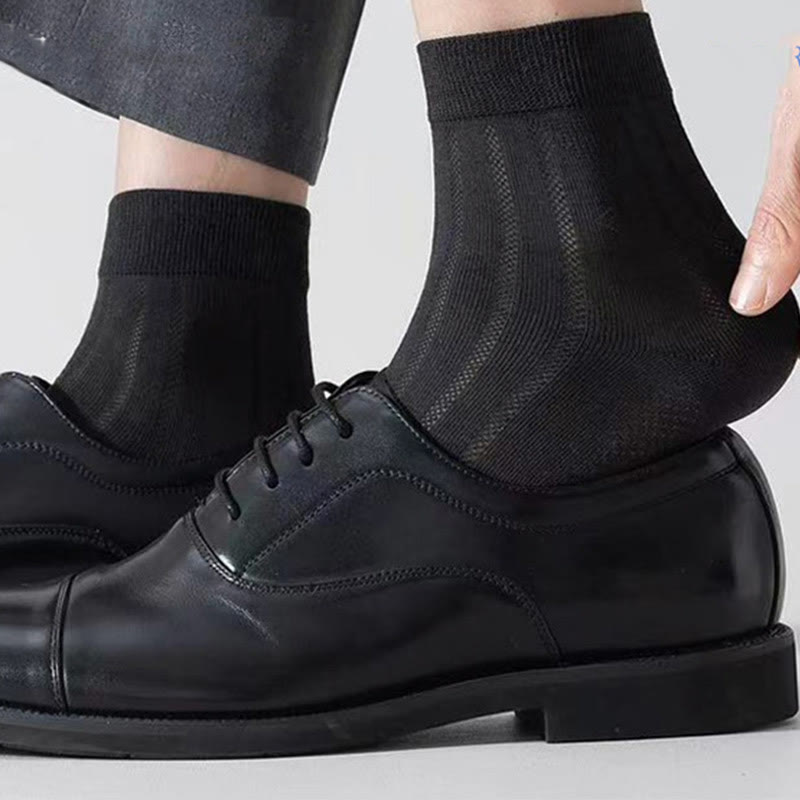 Transparent Ice Silk Ankle Socks(4 Pairs) - image 3