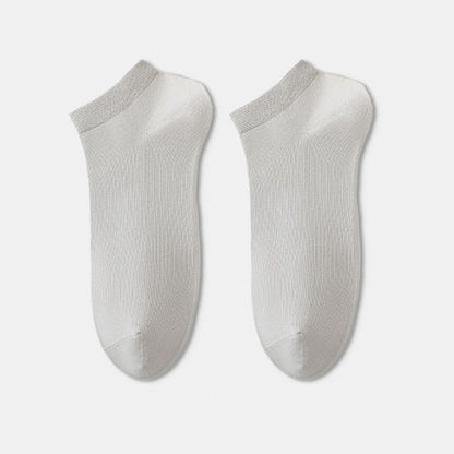 Seamless Process Ankle Socks(8 Pairs) - Light Gray - EU39-45(US6-11) - image 15