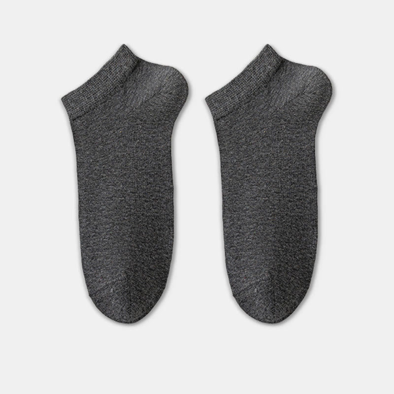 Seamless Process Ankle Socks(8 Pairs) - Dark Grey - EU39-45(US6-11) - image 18