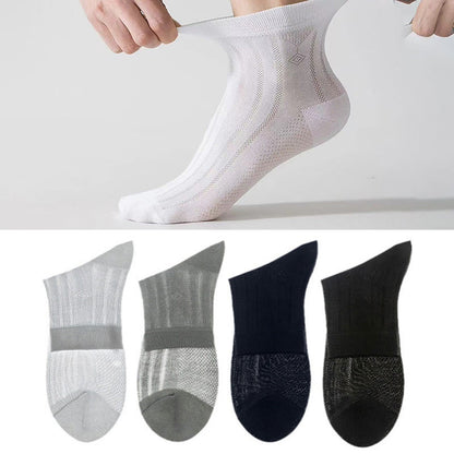 Transparent Ice Silk Ankle Socks(4 Pairs) - image 0