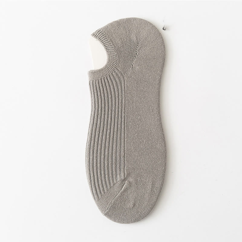Simple Color Ankle Socks(9 Pairs) - Light Gray - EU39-44(US6-10) - image 13