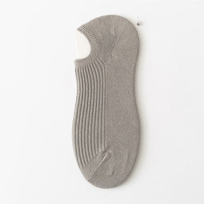 Simple Color Ankle Socks(9 Pairs) - Light Gray - EU39-44(US6-10) - image 13