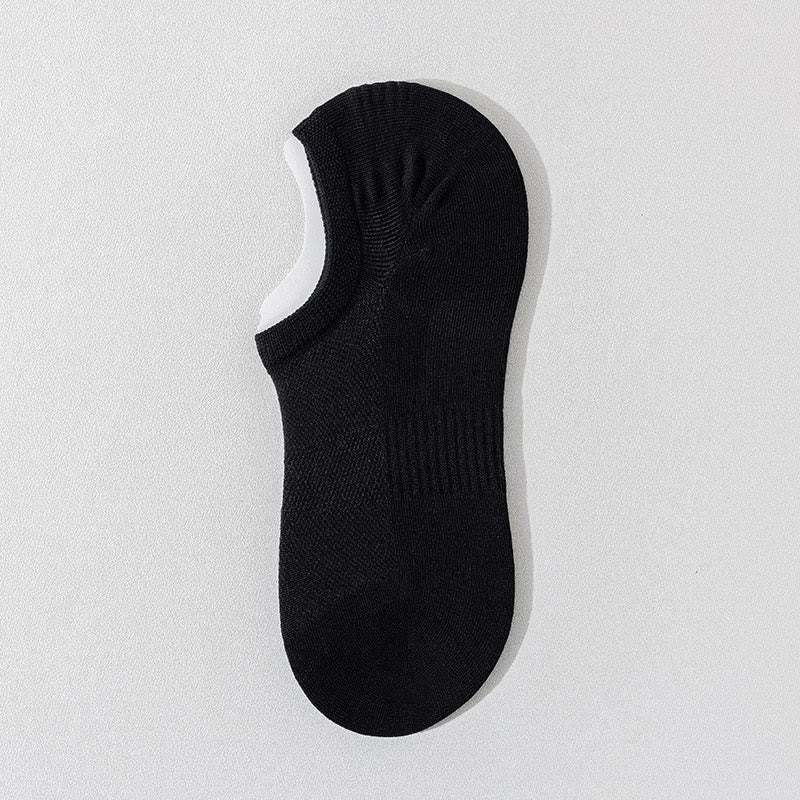 Classic Color Matching Ankle Socks(6 Pairs) - Black - EU39-44(US6-10) - image 12