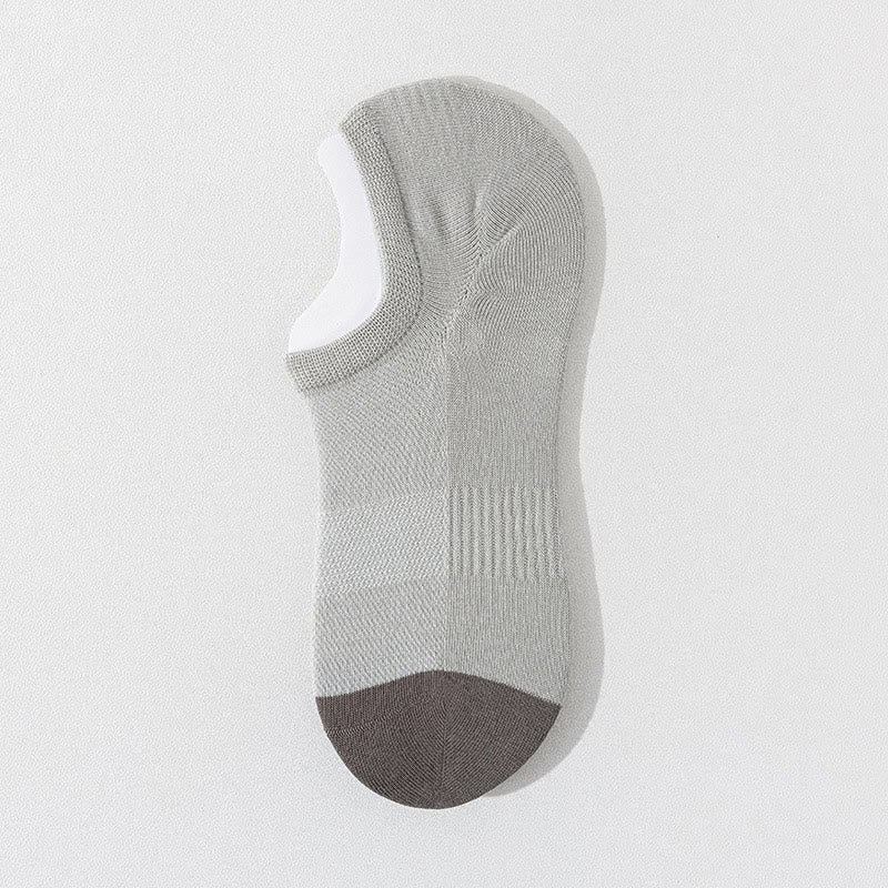 Classic Color Matching Ankle Socks(6 Pairs) - Light Gray - EU39-44(US6-10) - image 14