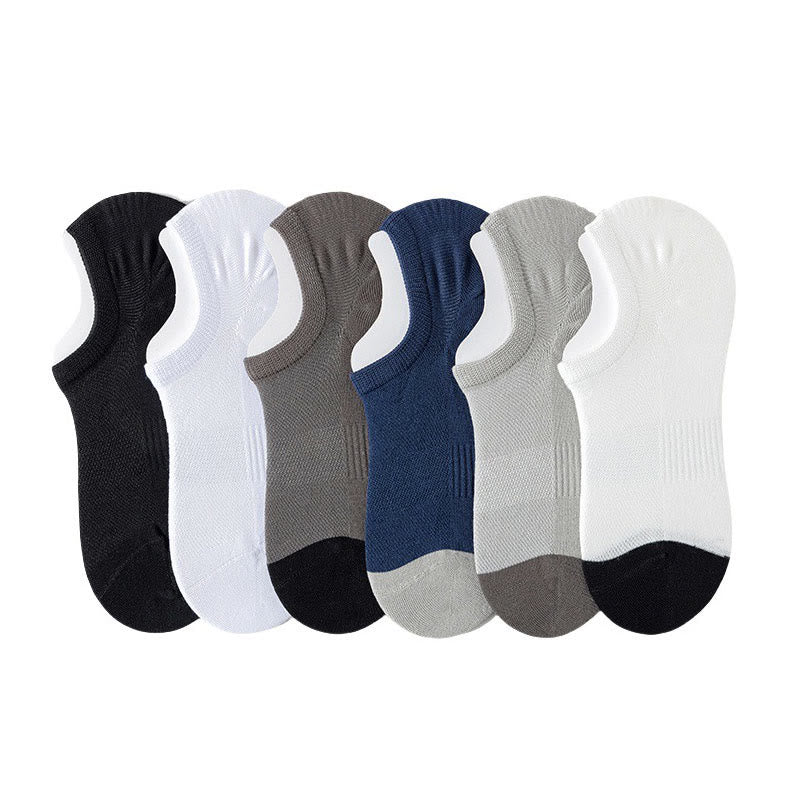 Classic Color Matching Ankle Socks(6 Pairs) - Multicolor - EU39-44(US6-10) - image 11
