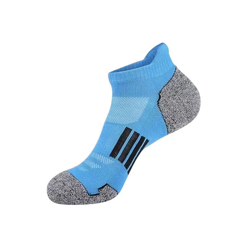 Plus Size Heel Tab Ankle Compression Socks(6 Pairs) - Blue - EU39-45(US6-11) - image 6