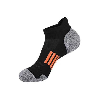 Plus Size Heel Tab Ankle Compression Socks(6 Pairs) - Black - EU39-45(US6-11) - image 7
