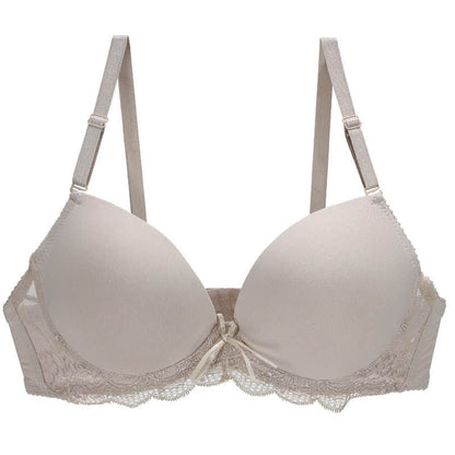 Smooth Seamless Gathering Adjustable Underwire Bra