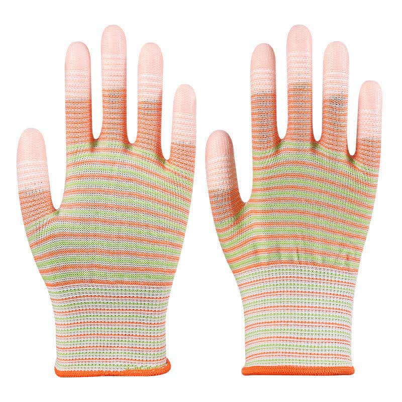 Zebra Print Abrasion Resistant Work Gloves(24 Pairs) - B - One Size - image 10