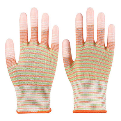 Zebra Print Abrasion Resistant Work Gloves(24 Pairs) - B - One Size - image 10