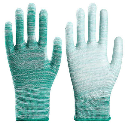 Striped Wear-resistant Non-slip Protective Work Gloves(24 Pairs)