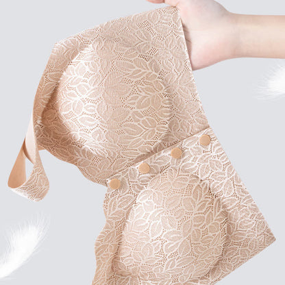 Jacquard Front Closure Wireless Bra