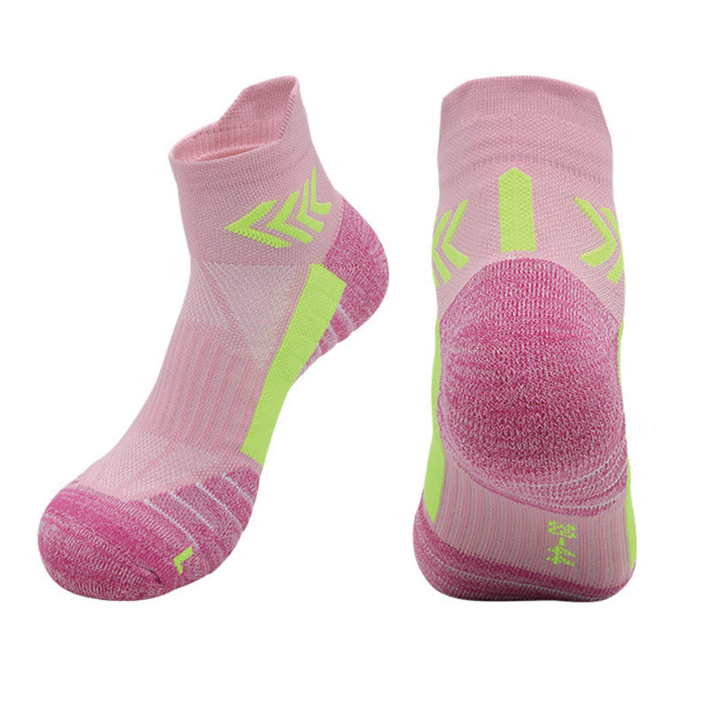 Arrow Ankle Compression Socks(3 Pairs) - Pink - EU39-44(US6-10) - image 3