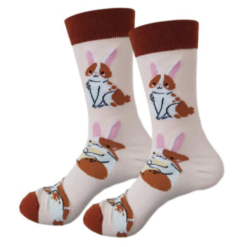 Crocodile Rabbit Quarter Socks(6 Pairs) - image 6